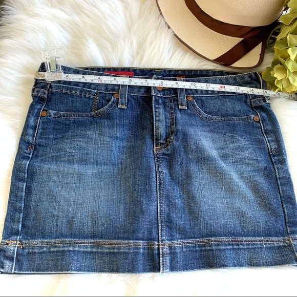 AG Adriano Goldschmied the Elicit Denim Mini Skirt Size 26 R - Picture 5 of 8